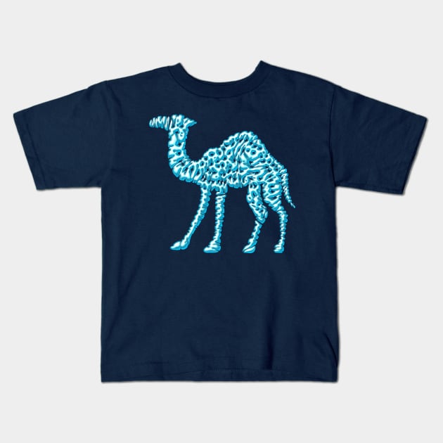 Ice Camel Kids T-Shirt by Shrenk